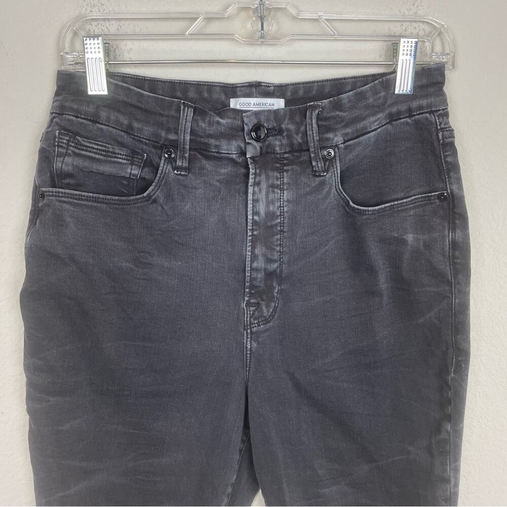Good American Black Good Waist Skinny Jeans 12/31 - Picture 3 of 7